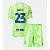 Barcelona Jules Kounde #23 Replica Third Minikit 2024-25 Short Sleeve (+ pants)